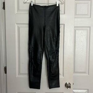 BOA Black Leather Leggings XS